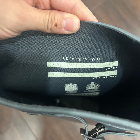 Tall grey Hunter rain boots - Picture 5 of 5